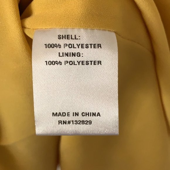 NWT Superdown Rikkie Tie Front Dress in Yellow - Picture 9 of 9